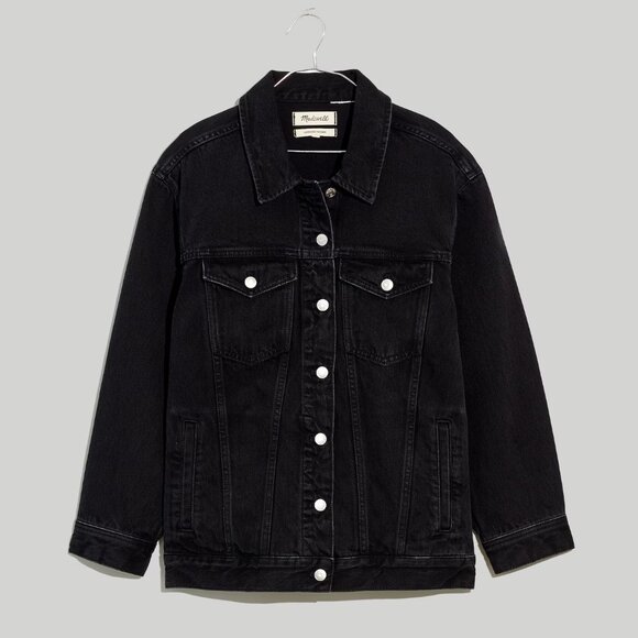 Madewell Black Jean Jacket - Picture 6 of 6